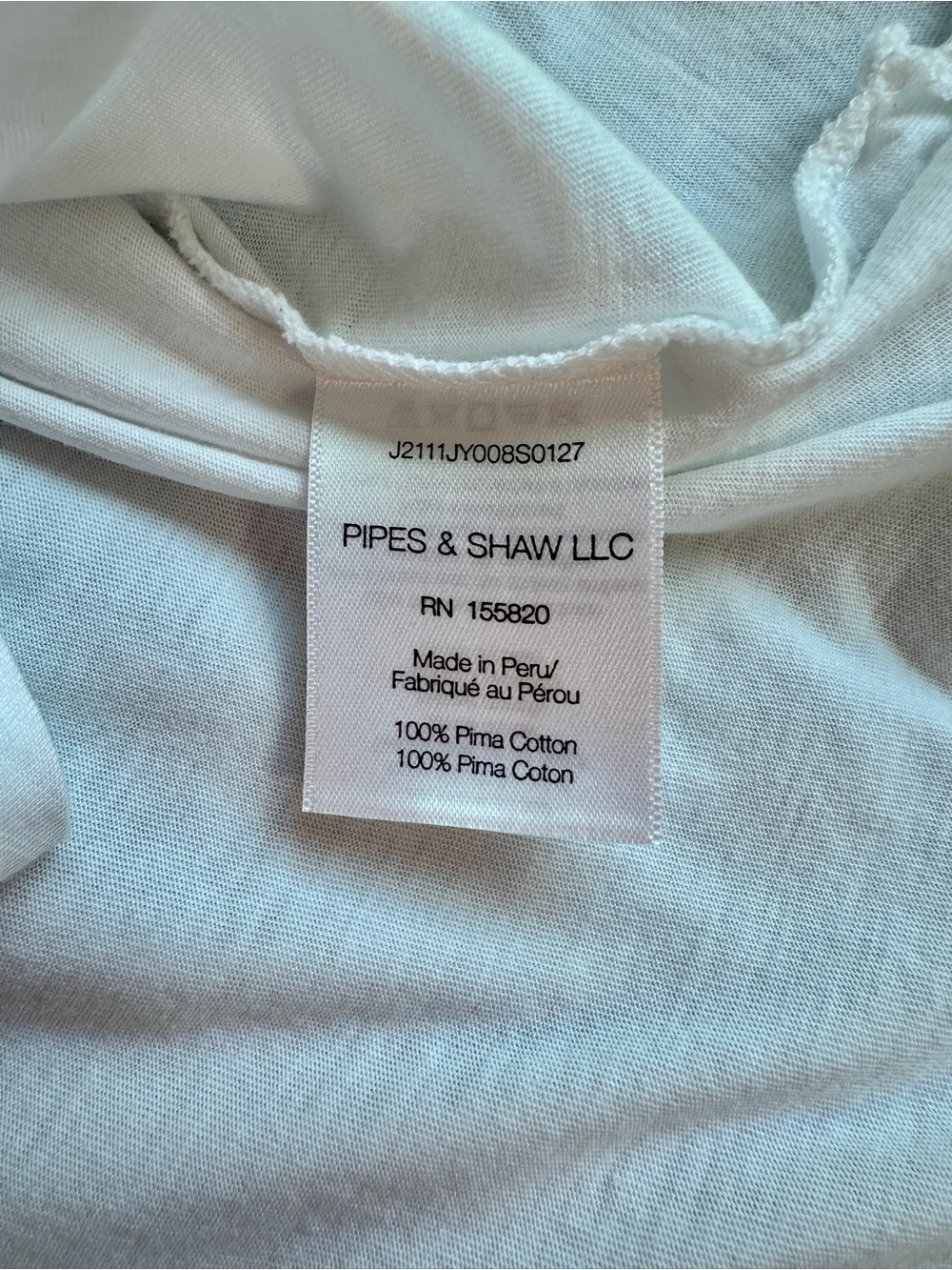 Veronica Beard White V-Neck Tie-Front Pima cotton Long Sleeve Top - Picture 6 of 6